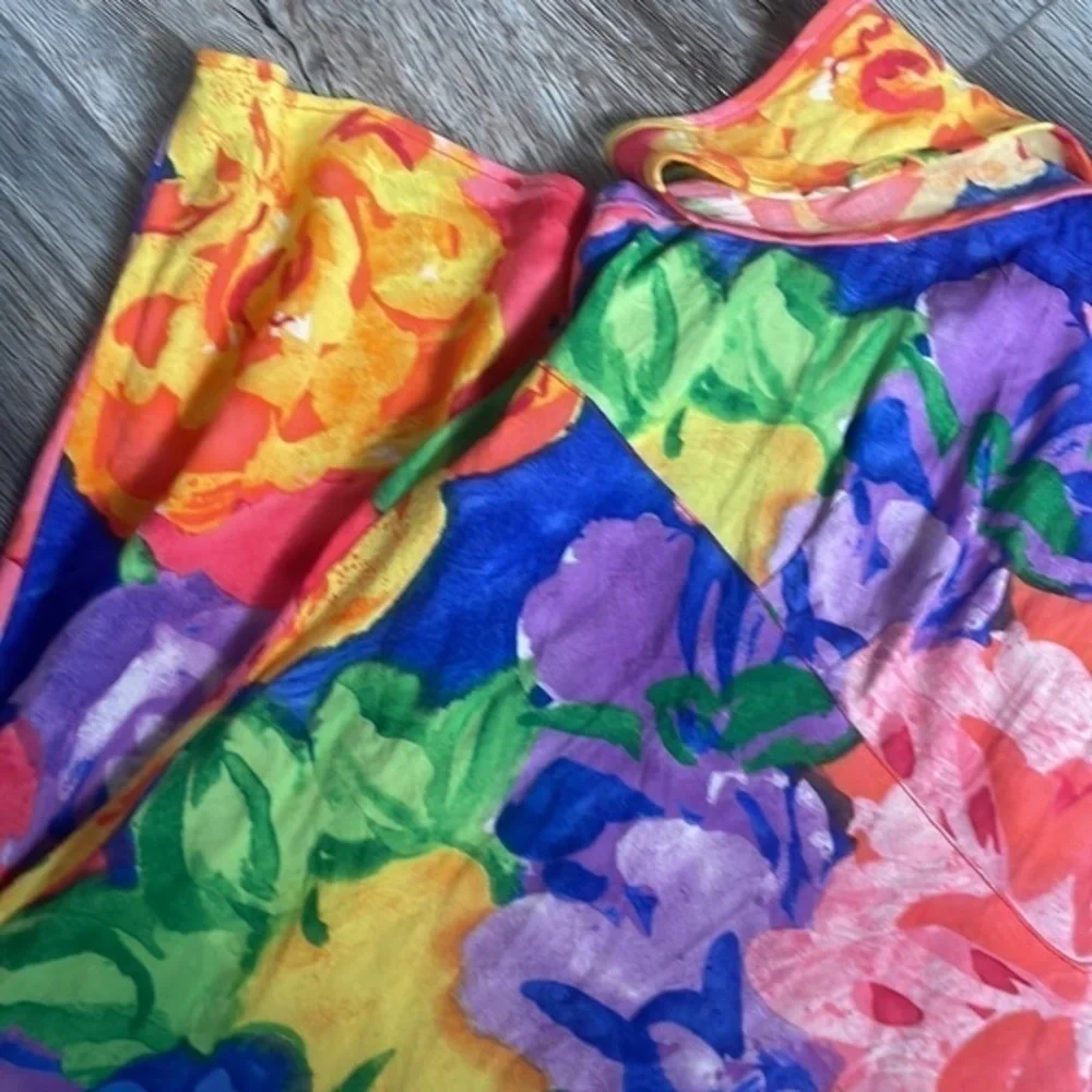 JAMS WORLD dress size Large floral happy softgirl style